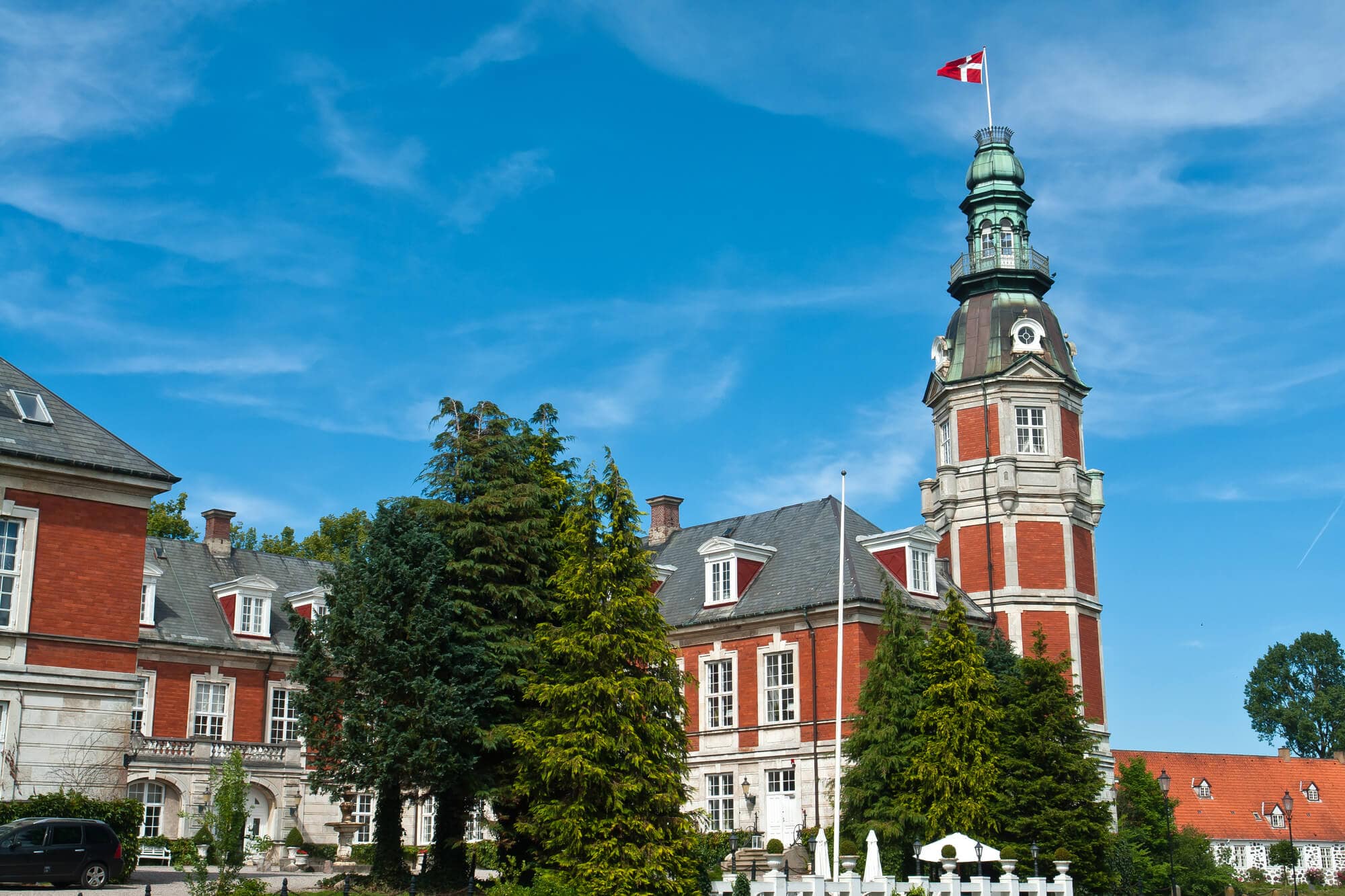 Hvedholm Castle on Funen in Demark - One of the most beautiful castle hotels Denmark