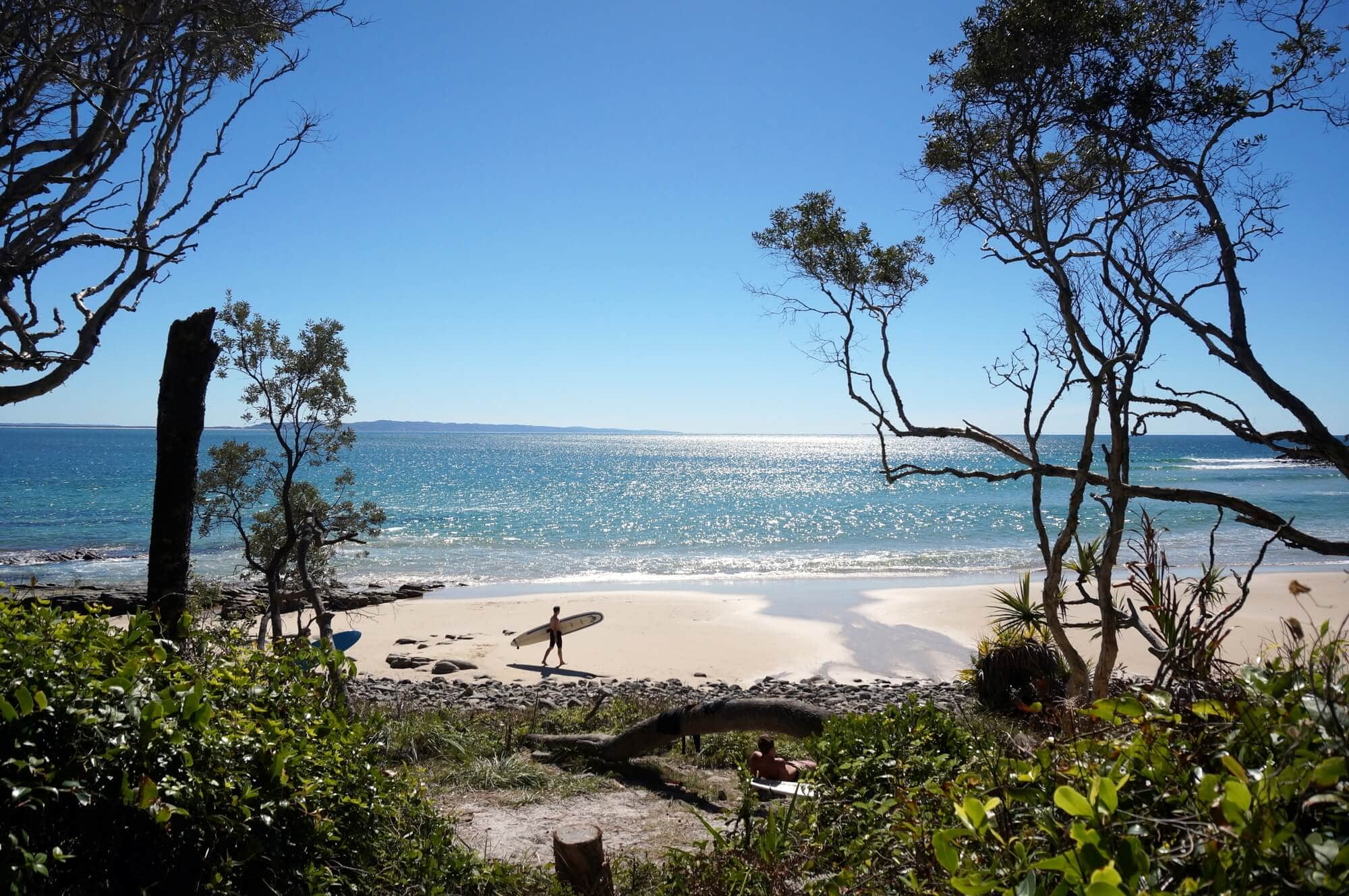 Learn to surf at Noosa's Main Beach - one of the best things to do in Noosa Australia