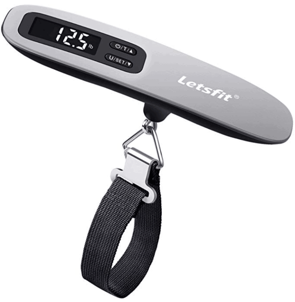 Portable digital luggage scale - Best travel gift ideas under $50 that are actually useful