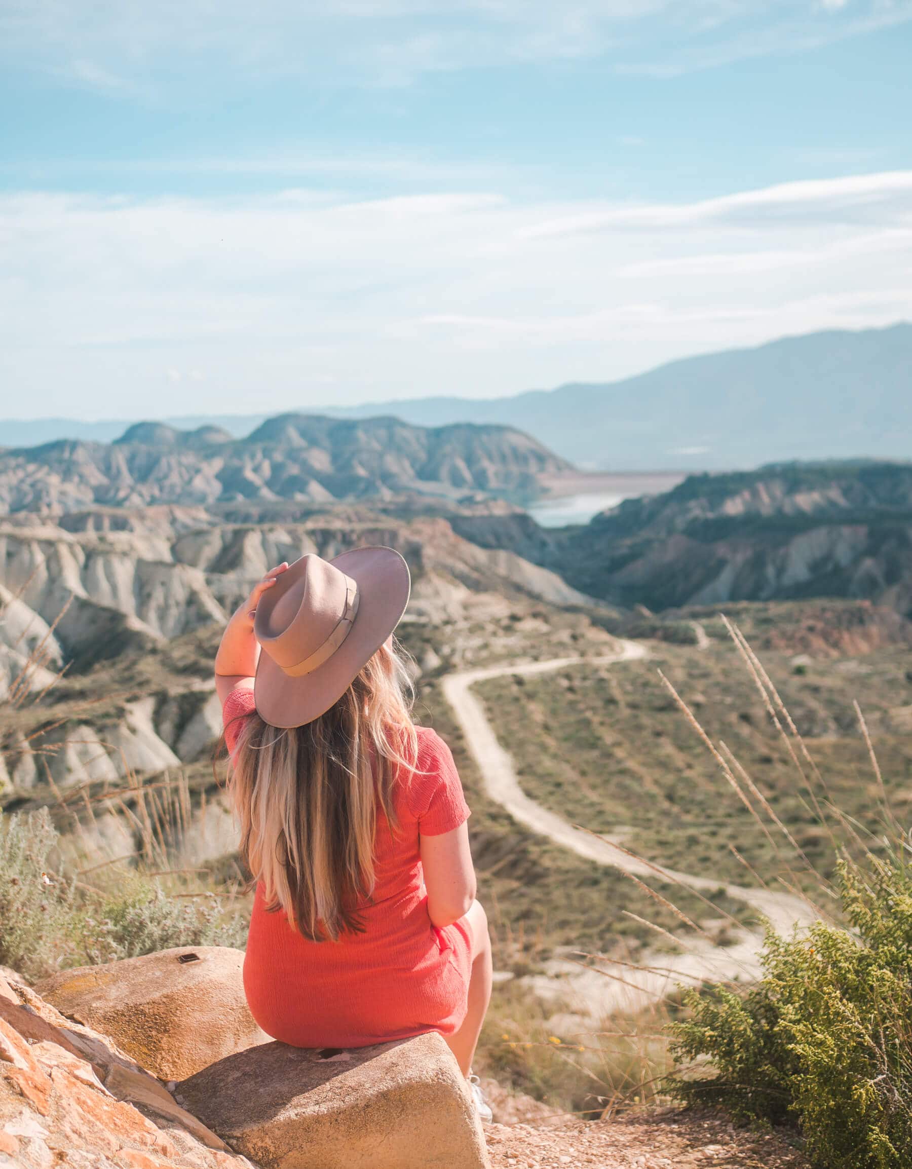 Mirador Barrancos de Gebas (also known as the Lunar Badlands) in Murcia, one of Spain's most beautiful natural wonders. One of the top things to do in Spain