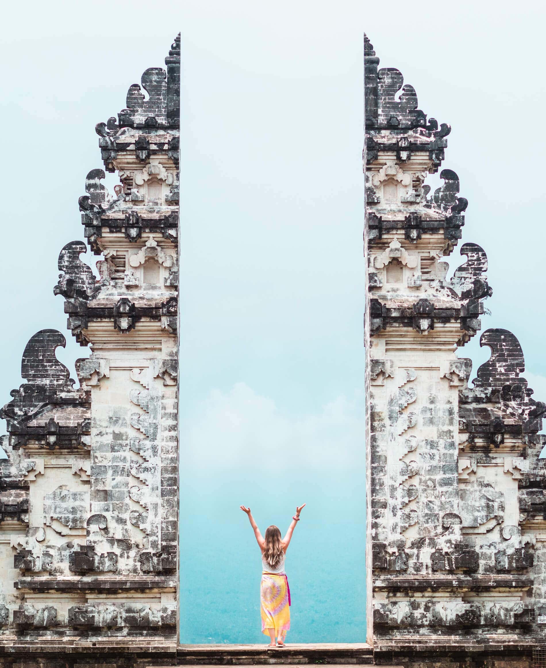 Sunrise at Pura Lempuyang Temple is a must when exploring East Bali.