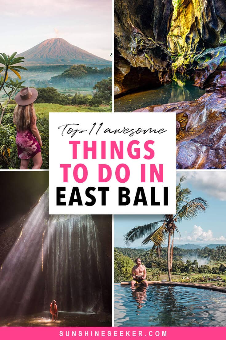 11 of the top things to do in East Bali. From secret canyons to hidden waterfalls. Find out why you should add East Bali to your bucket list now
