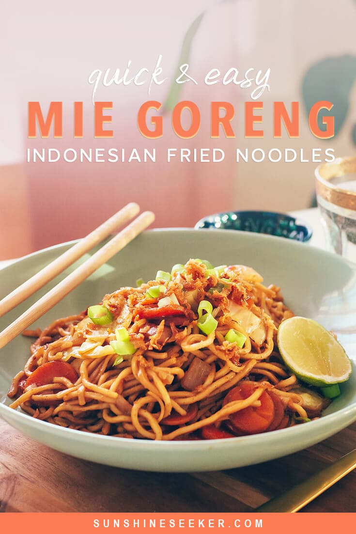 Click through for a quick and easy Indonesian Mie Goreng Recipe