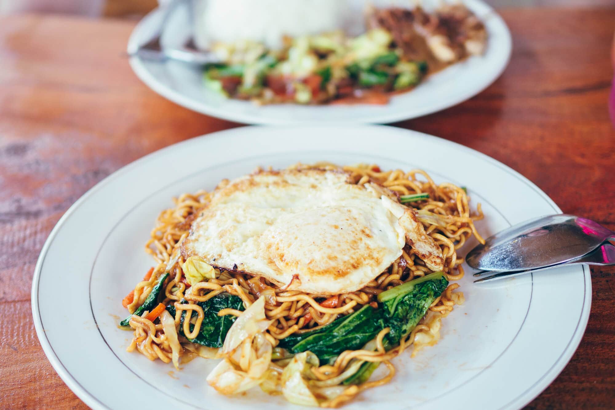 Mie Goreng recipe (Indonesian fried noodles) in Nusa Penida