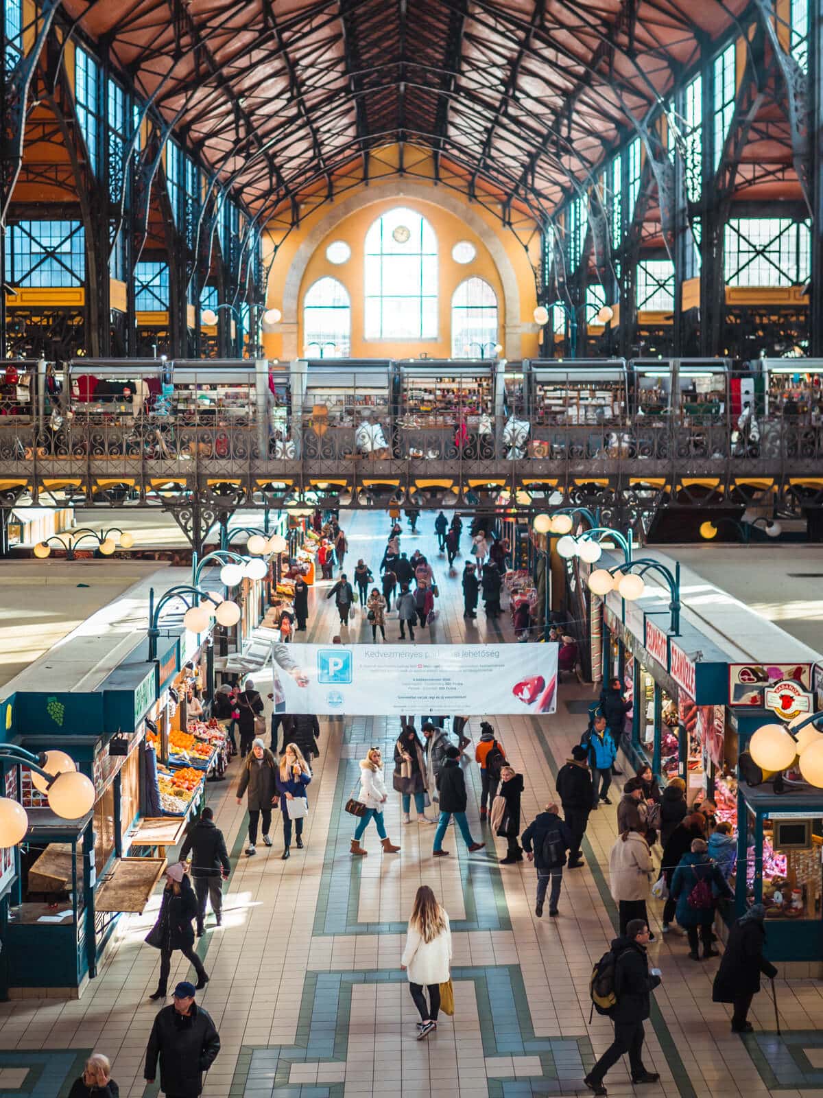 Budapest Instagrammable Places - The Great Budapest Market Hall