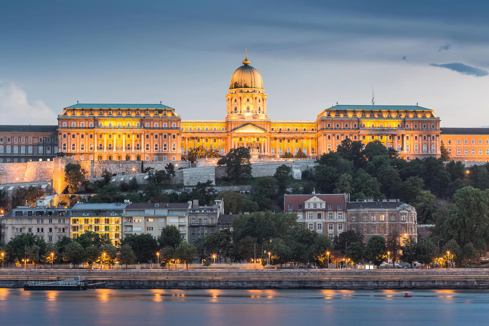 Budapest Instagram spots - Buda Castle at sunset