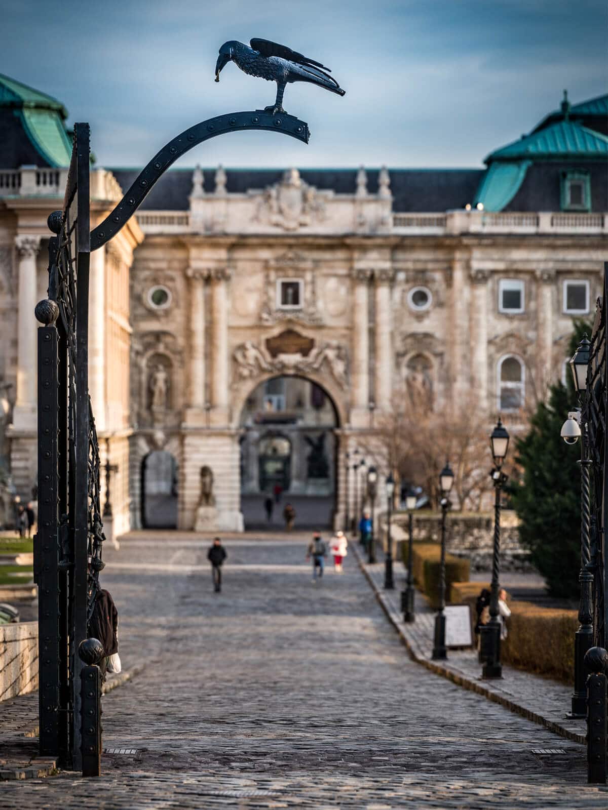 Budapest Instagram photo guide - Raven Gate at Buda Castle