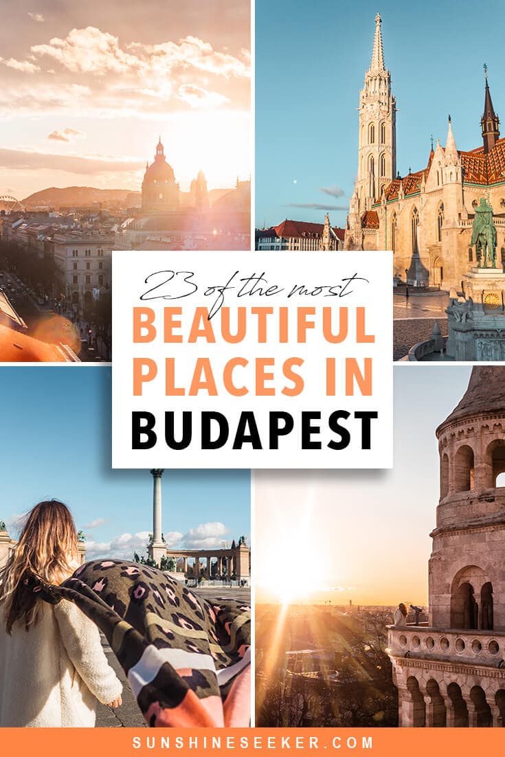 Discover the most Instagrammable places in Budapest. From sunrise over Fisherman's Bastion to gorgeous sunset views at the 360 Igloo Bar. Here are the 23 top things to do in Budapest, Hungary