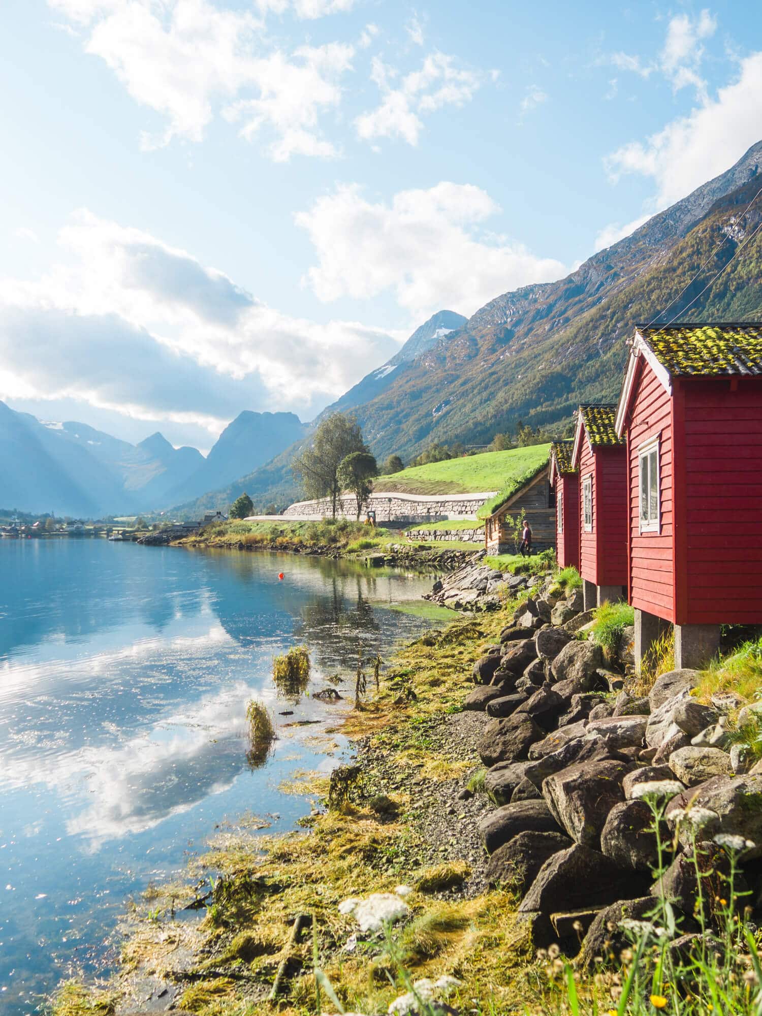 Top things to do in Norway - Olden camping close to the gorgeous Loen lake #bucketlist #norway #travelinspo