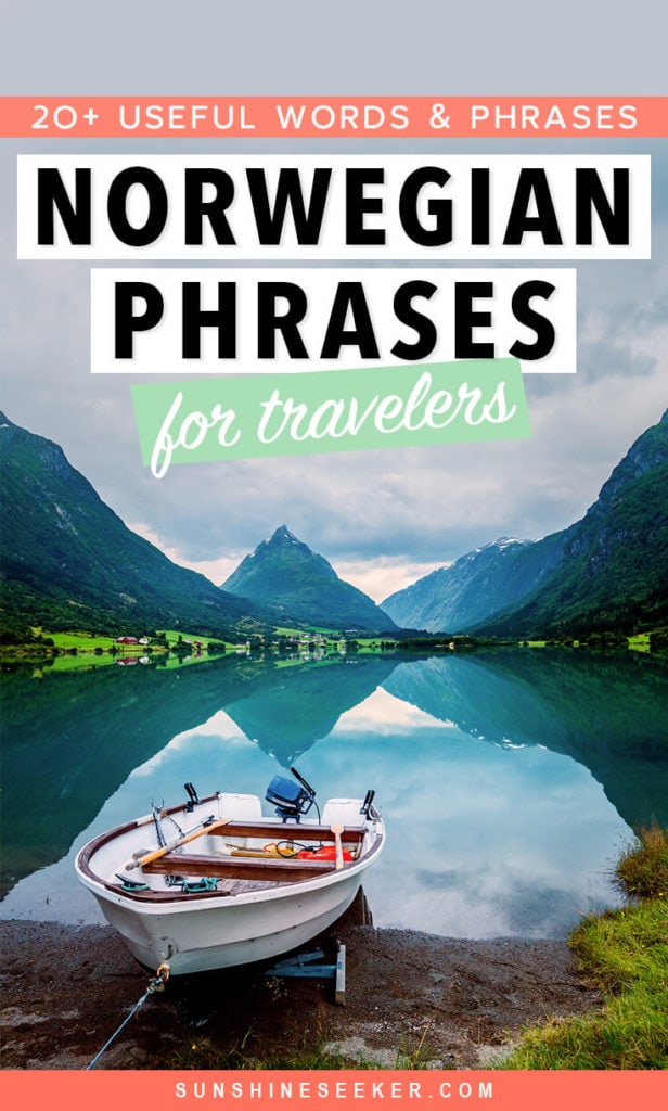 norwegian travel words