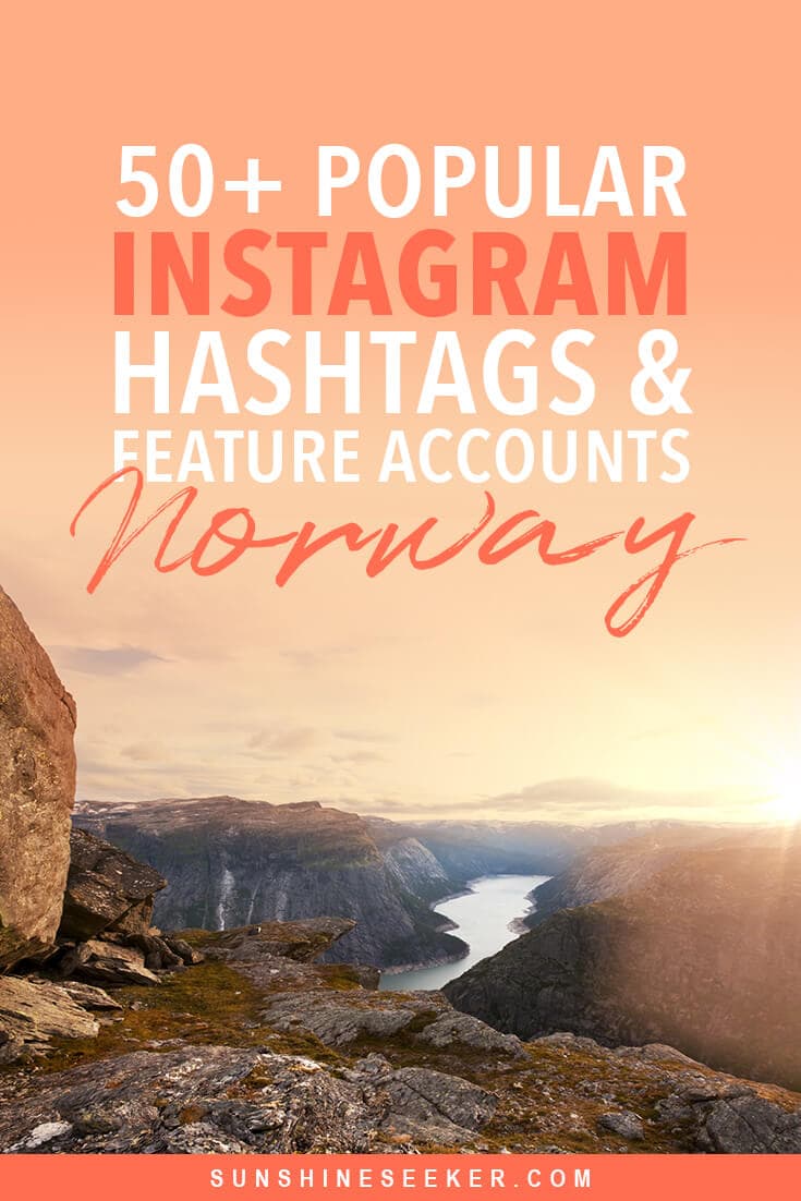 Click through for a list of the most popular Instagram hashtags & repost accounts for travel in Norway. I also share my own Instagram hashtag strategy that helped me grow my account to over 25k followers