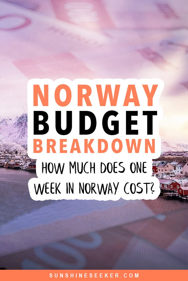 Everything you need to know about Norway travel cost. Is it possible to plan a budget friendly trip to Norway? Click through to find out exactly how much I spent on accommodation, food, transport, shopping and activities in my daily Norway budget breakdown. Learn how to keep travel costs in Norway low.