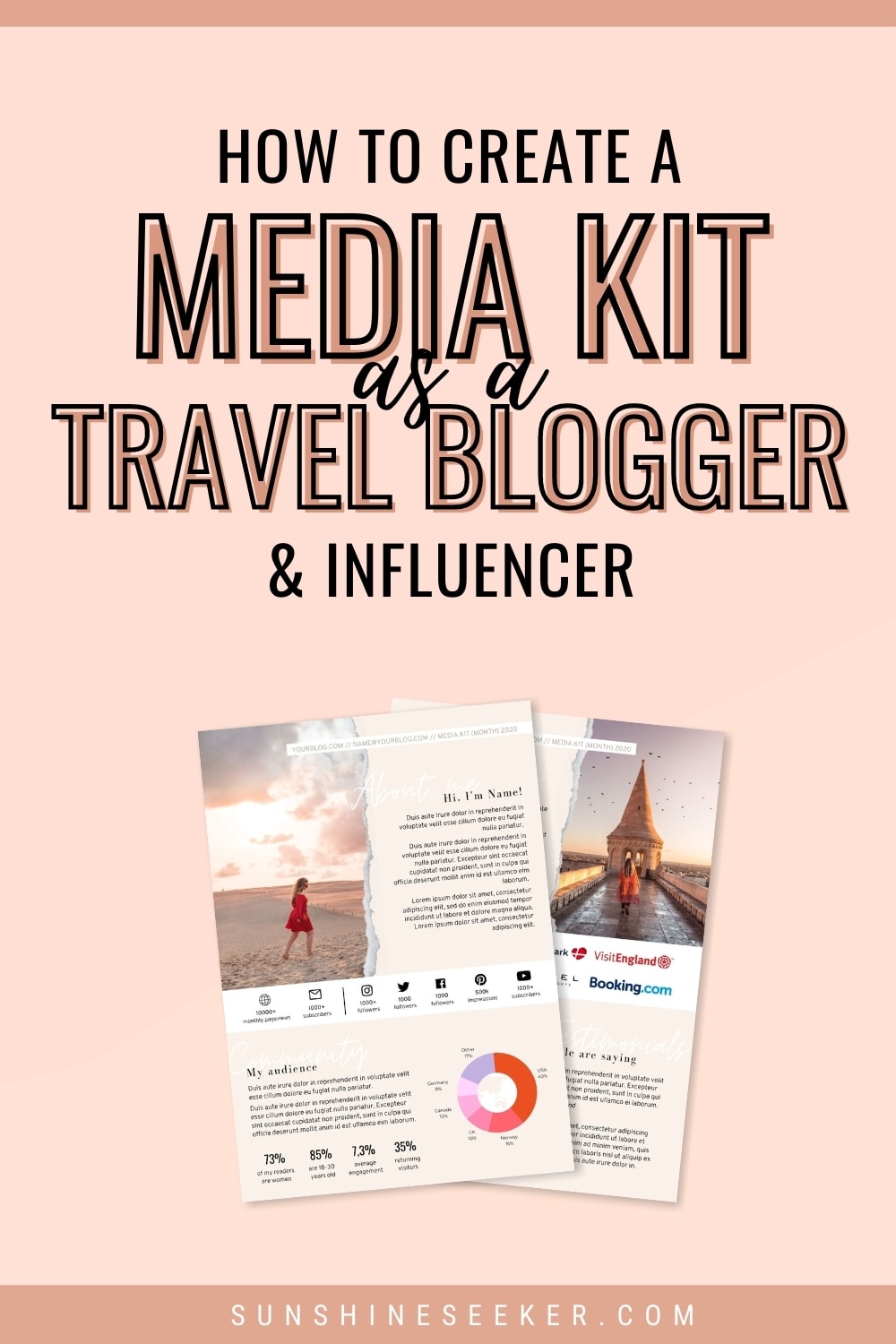 My top tips on creating a media kit as a travel blogger and Instagram influencer. What to include in a media kit + why you need a media kit