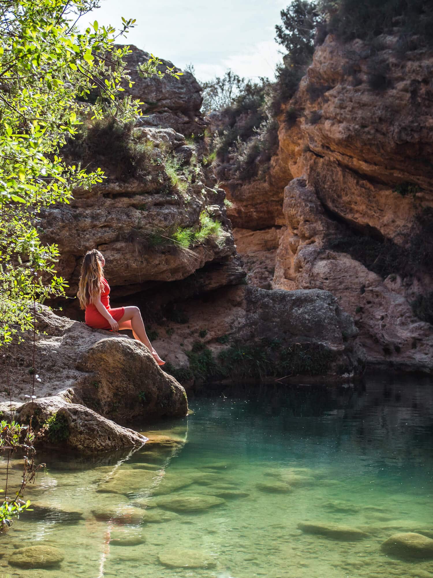 Salto del Usero - The stunning emerald green hidden waterfall in Bullas, Murcia