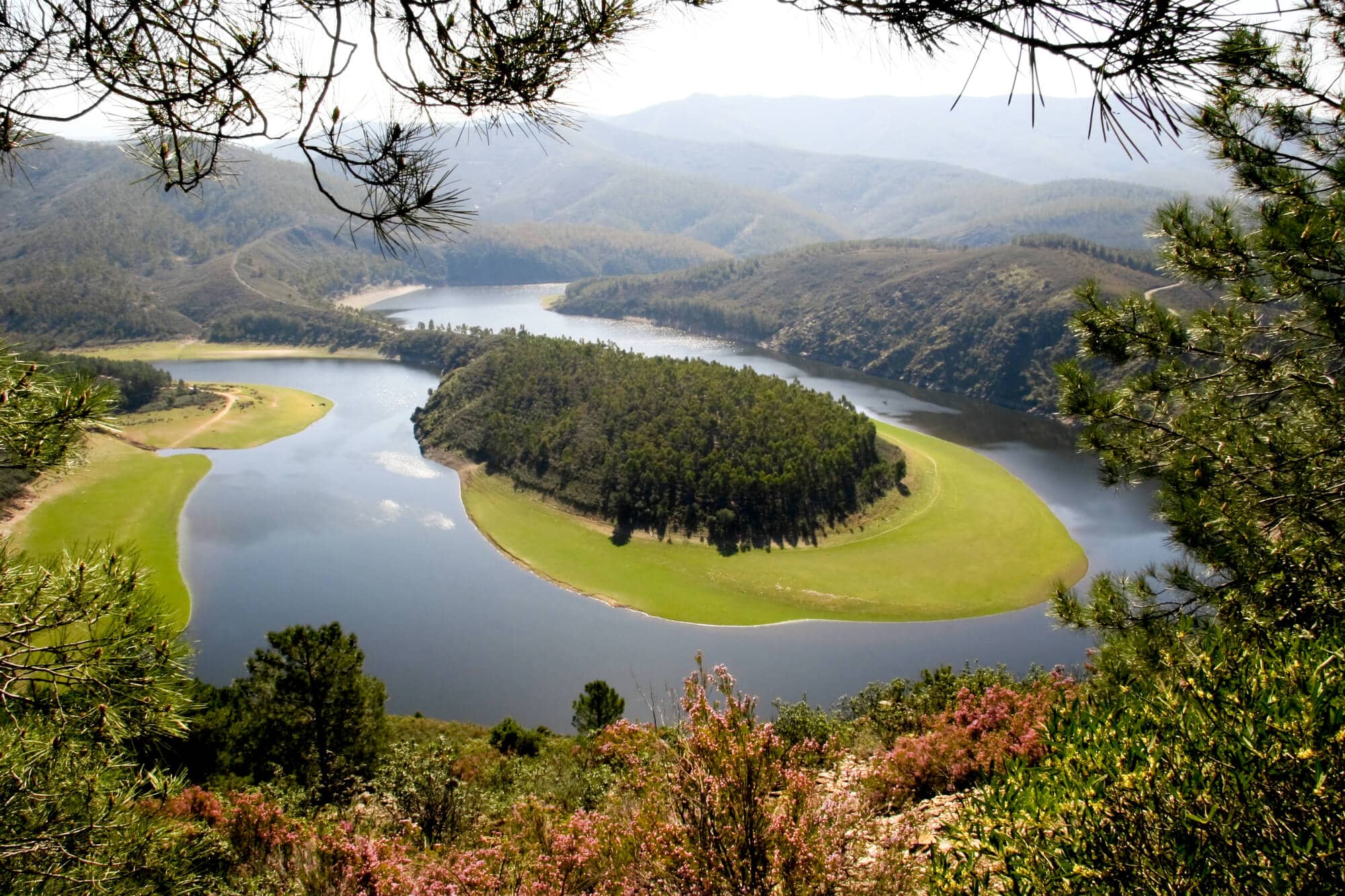 A meander of the Alagón River in Extremadura - The Ultimate Spain Bucket List