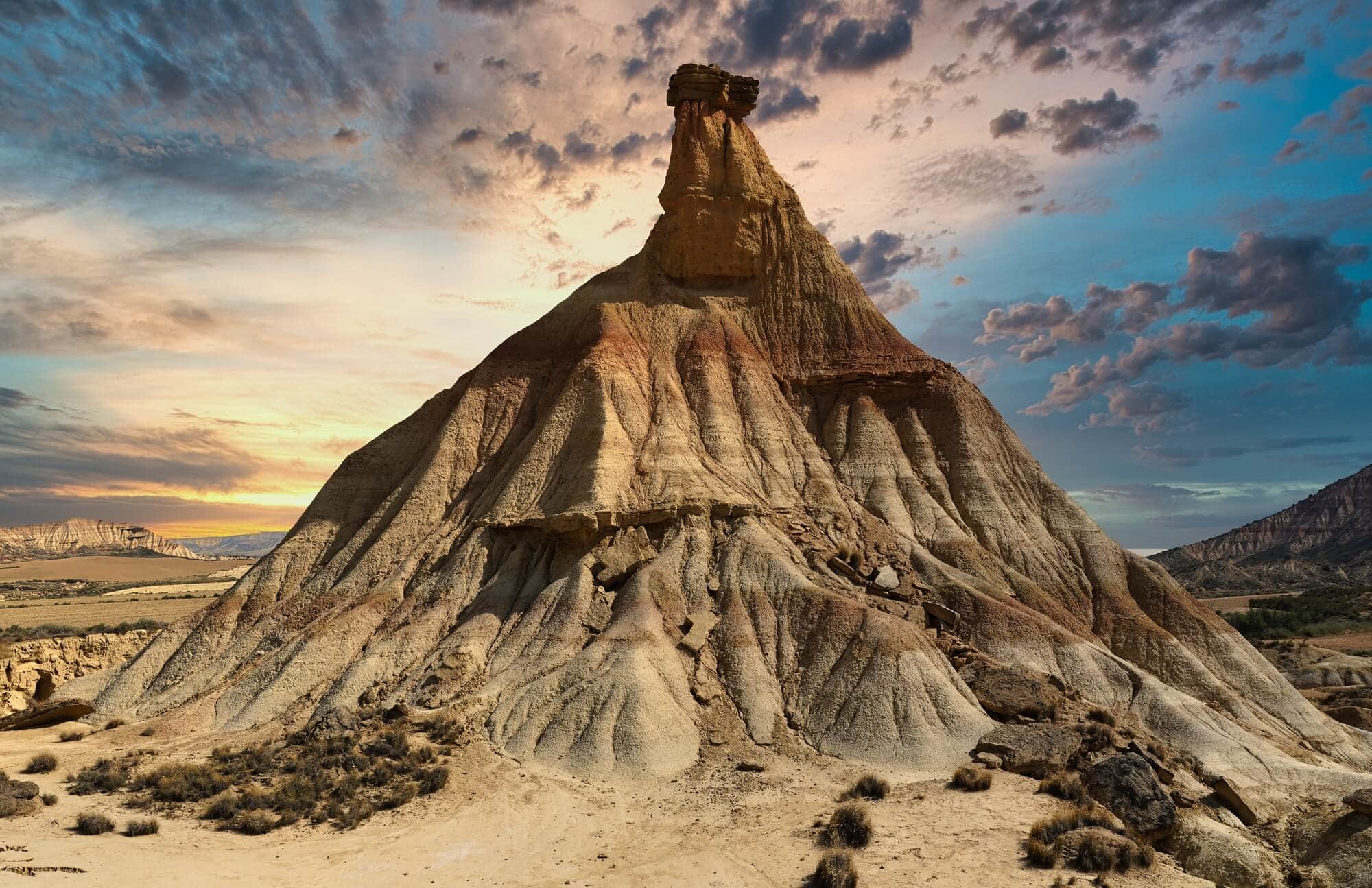 Bardenas Reales desert landscape - The Ultimate Spain Bucket List