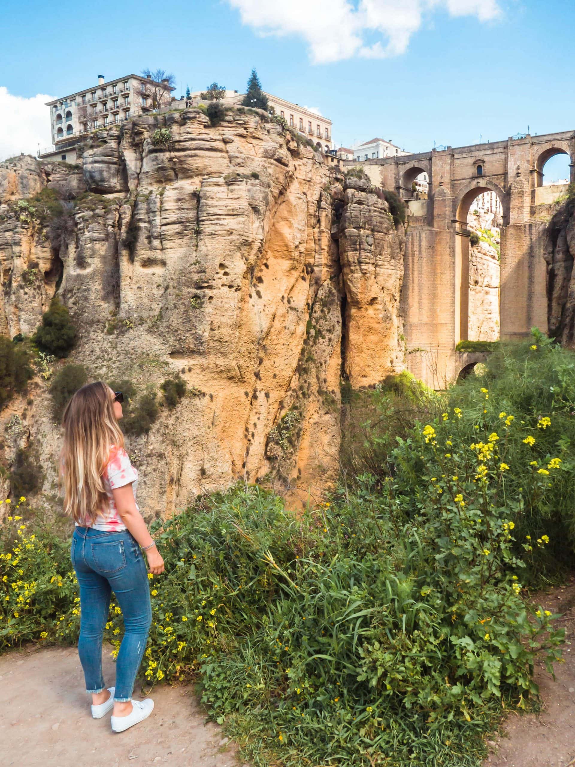 The impressive Puente Nuevo Bridge - One of the best things to do in Ronda Spain in one day