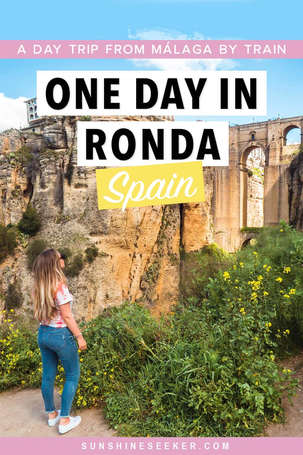 How to spend one day in Ronda, Andaluc&iacute;a - One of Spain's most spectacular historic towns. How to get there from M&aacute;laga and Seville by train and tours I Best places to visit in Ronda I Day trip to Ronda from M&aacute;laga I Top things to do in Ronda I Instagram spots in Ronda