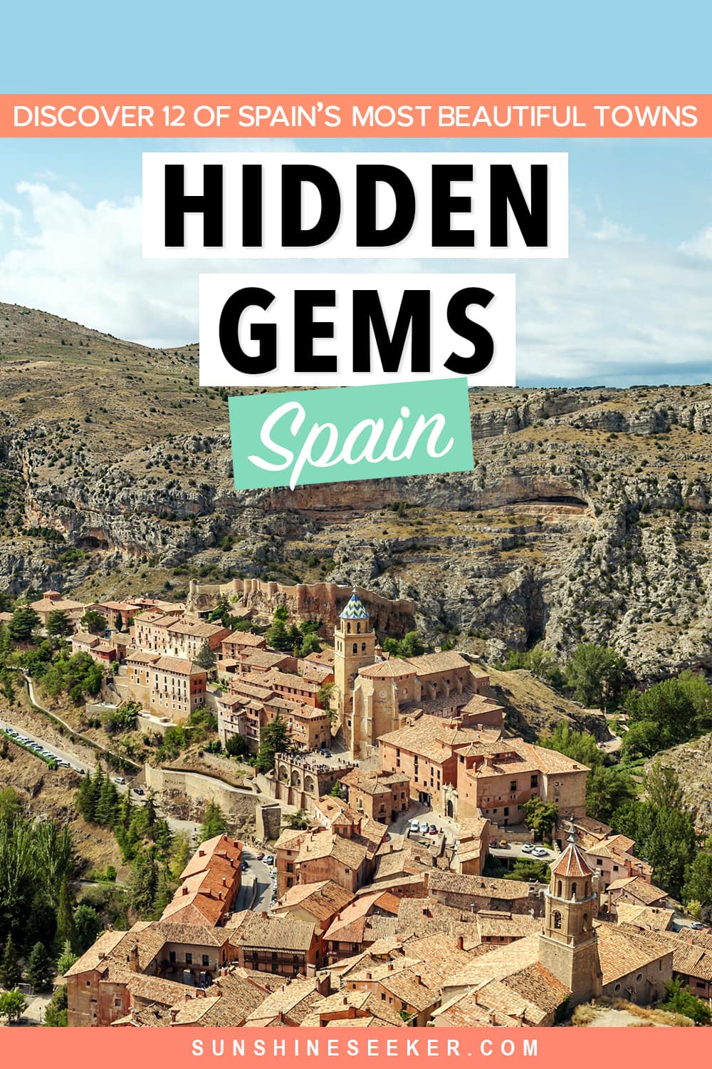 Discover 12 of Spain's most beautiful and secret towns and villages. From Potes and O&ntilde;ati to Calella de Palafrugell and the fairytale town of Albarrac&iacute;n - These are hidden gems that you should add to your Spain bucket list now!