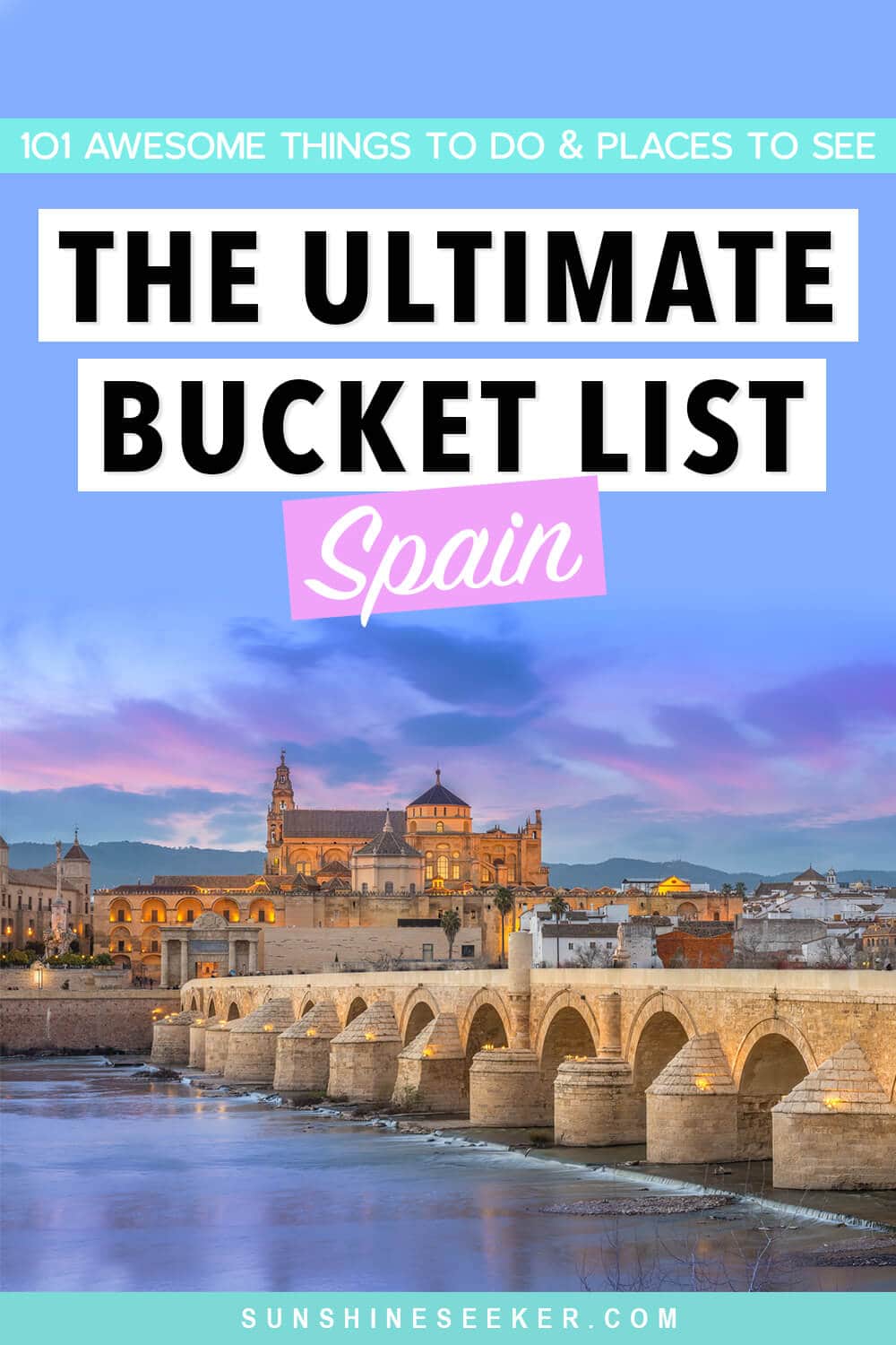 The Ultimate Spain Bucket List - From Cordoba to Barcelona and Murcia to the Cíes Islands. Here are 101 of the top things to do and places to see in Spain