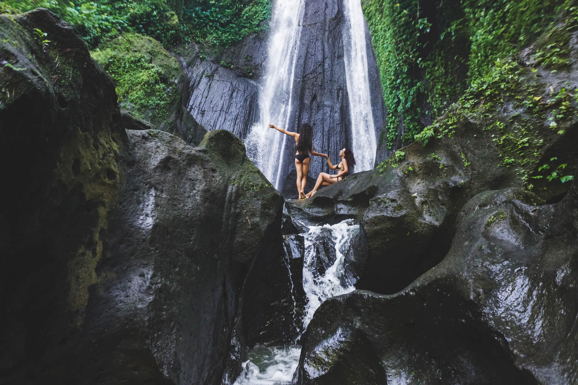 A guide to all the best waterfalls in Ubud Bali - Dusun Kuning Waterfall (Air Terjun Kuning)