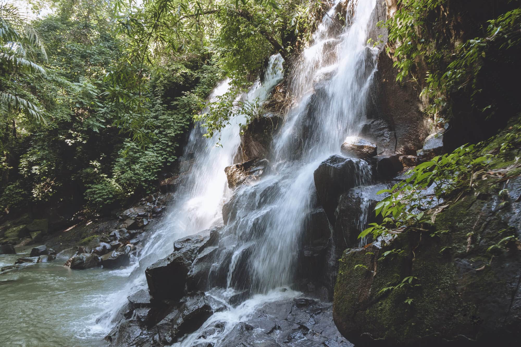 A guide to all the best waterfalls in Ubud Bali - Kanto Lampo Waterfall