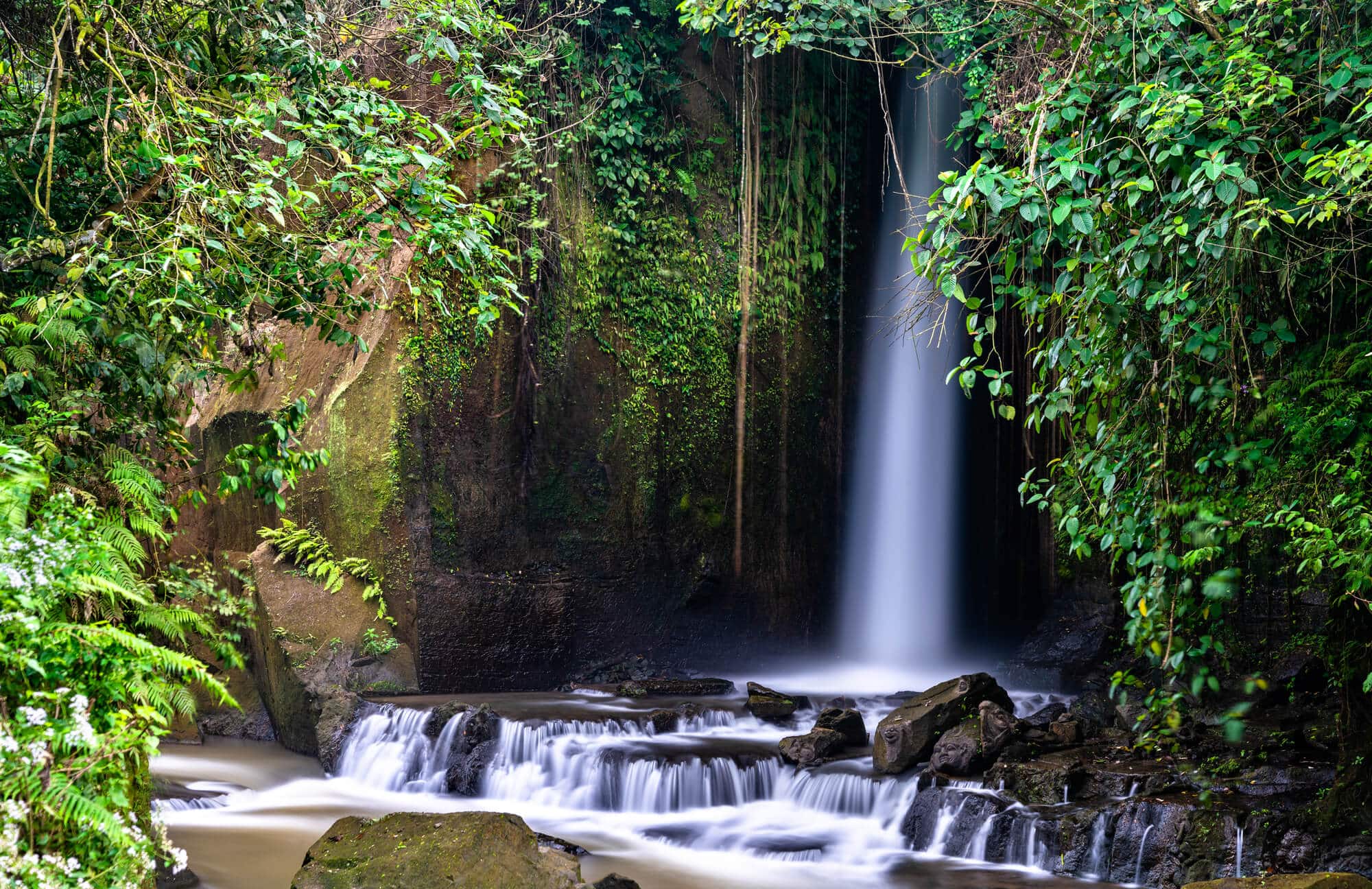 A guide to all the best waterfalls in Ubud Bali - Sumampan Waterfall