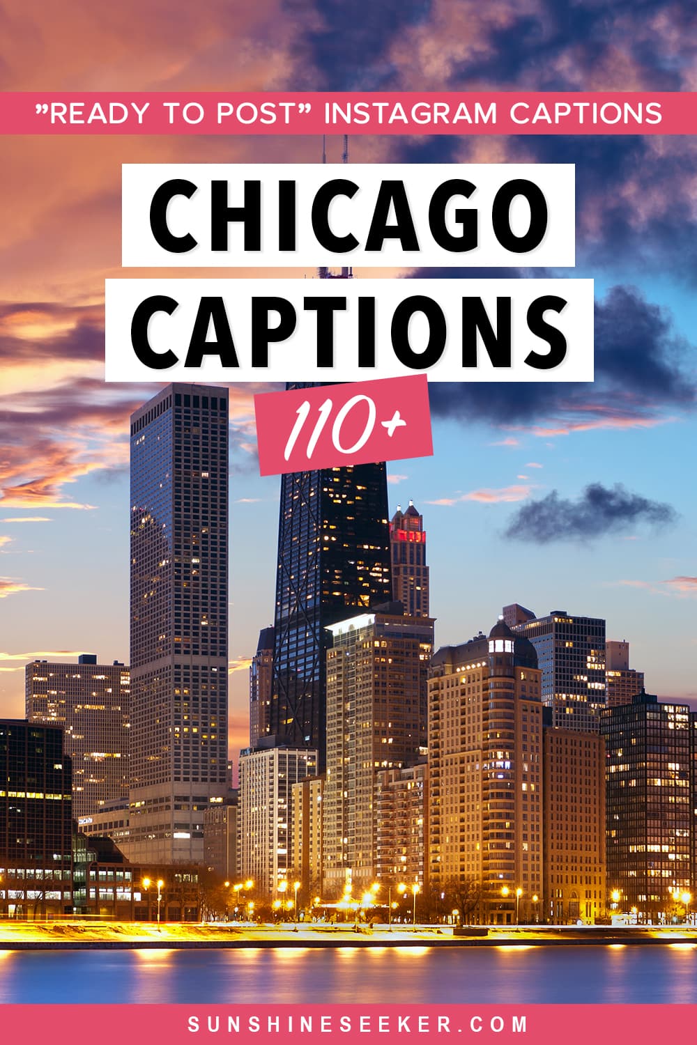 110+ Chicago Instagram captions to spice up your next social media post. Here you'll find "ready to post" Chicago Instagram captions, funny Chicago Instagram captions and quotes about Chicago by famous people.