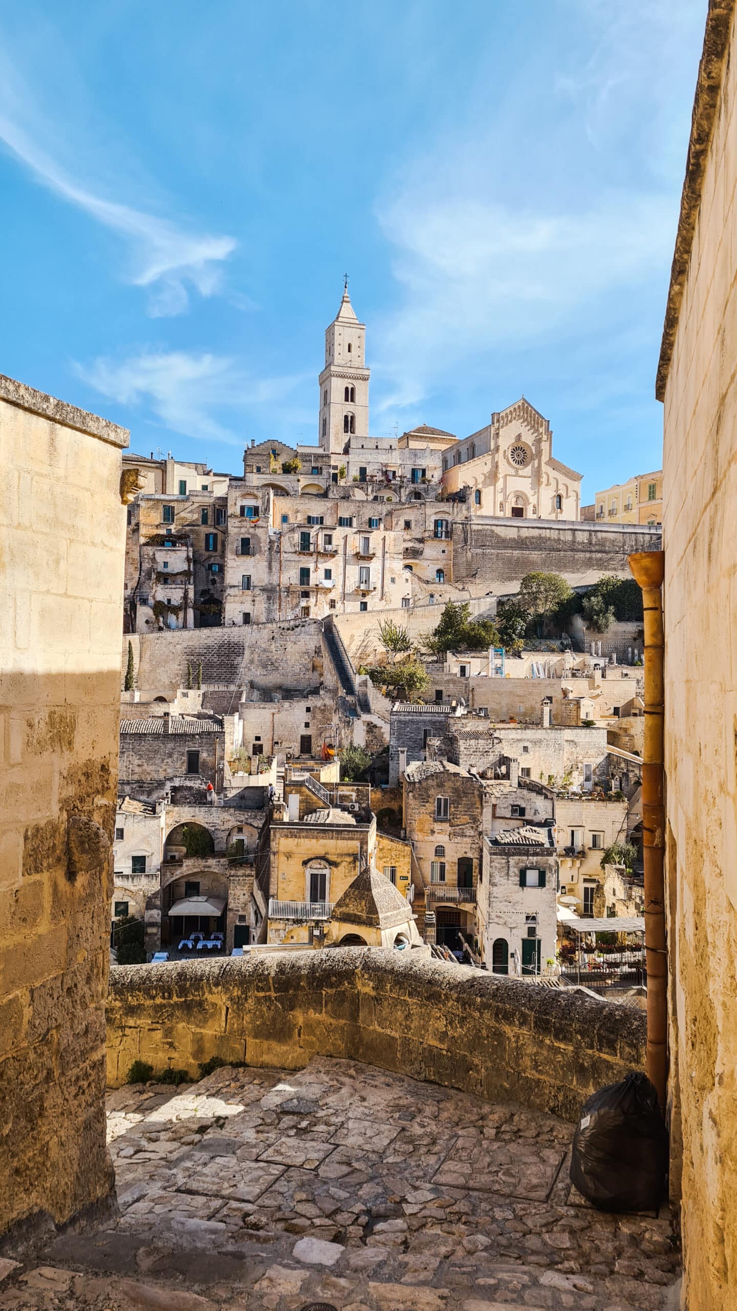 The best hotel view in Matera