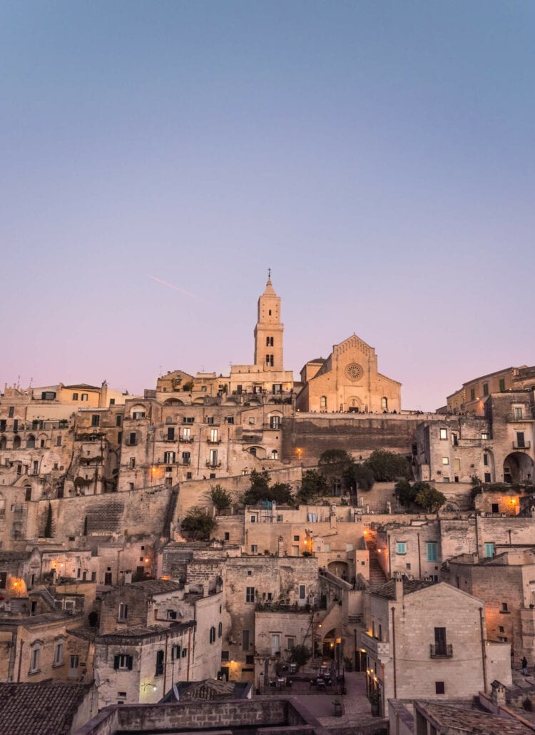 The best hotel view in dreamy Matera, Italy