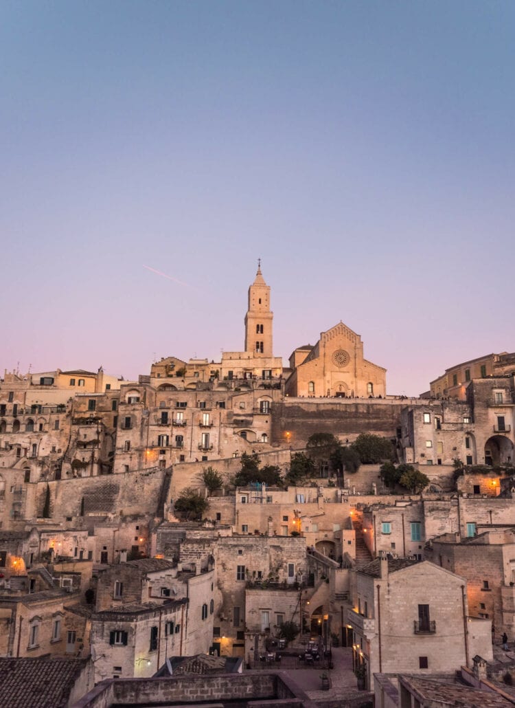 The best cave hotel view in dreamy Matera Italy