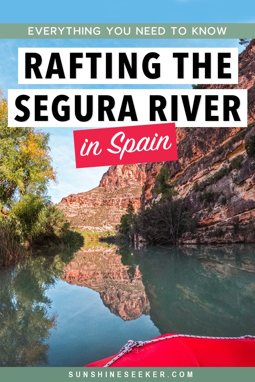 Discover one of the most popular and best activities in Murcia, Spain. Join this Almadenes Canyon rafting tour, on a stunning part of the Segura River. What to wear, how to get there + where to book.