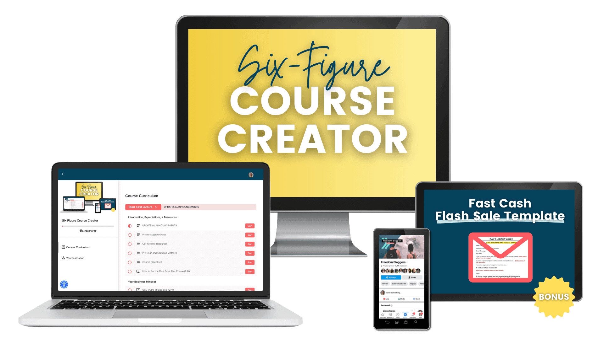 An honest review of Six-Figure Course Creator by Create and Go