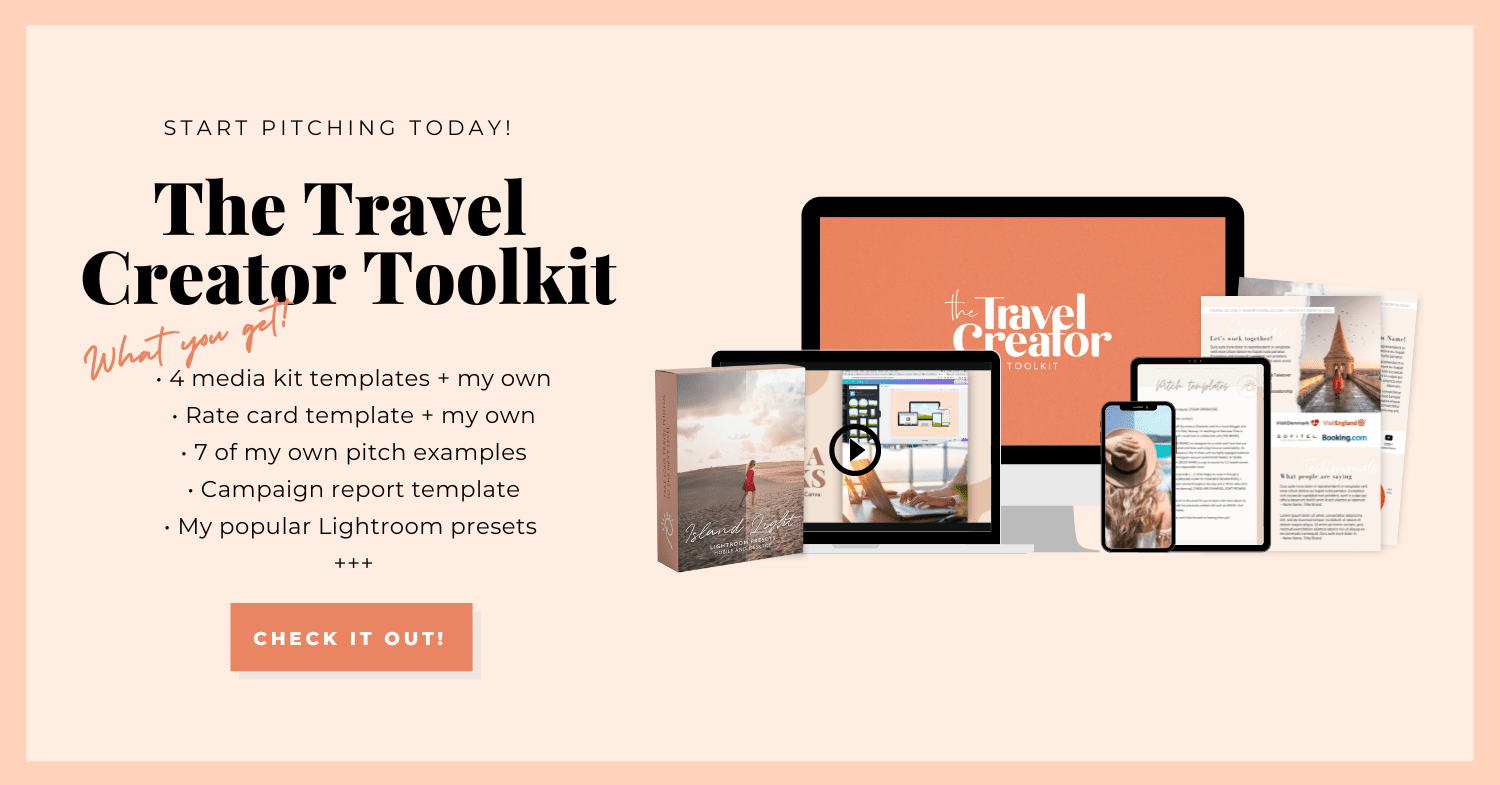 The Travel Creator Toolkit, all the tools you need to become a travel content creator