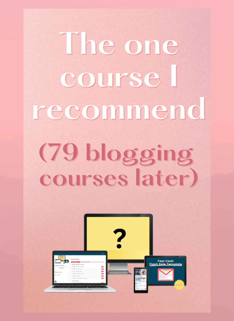 Best blogging course: the only one I recommend 79 courses later
