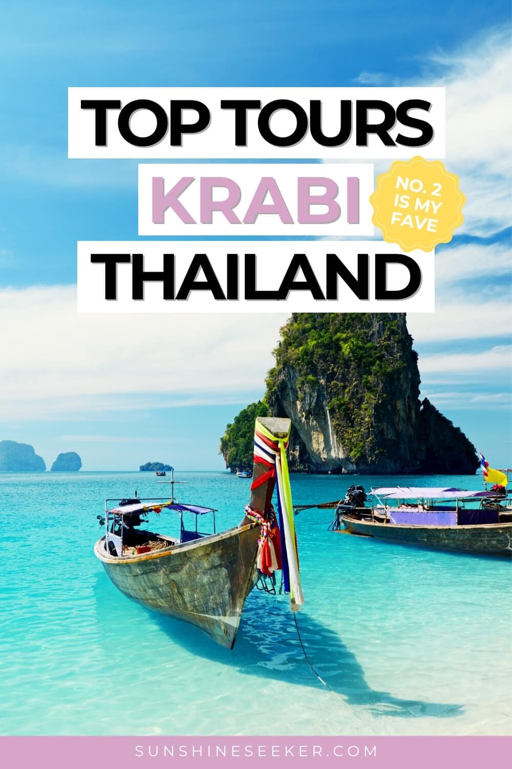 Explore the hidden gems and highlights of Krabi Thailand on these affordable guided tours. Relax in a hot spring, explore the famous Maya Bay, swim in Emerald Pool and snorkel in the clearest water you'll ever see. The landscape in Krabi is just insane. These are the best Krabi tours.