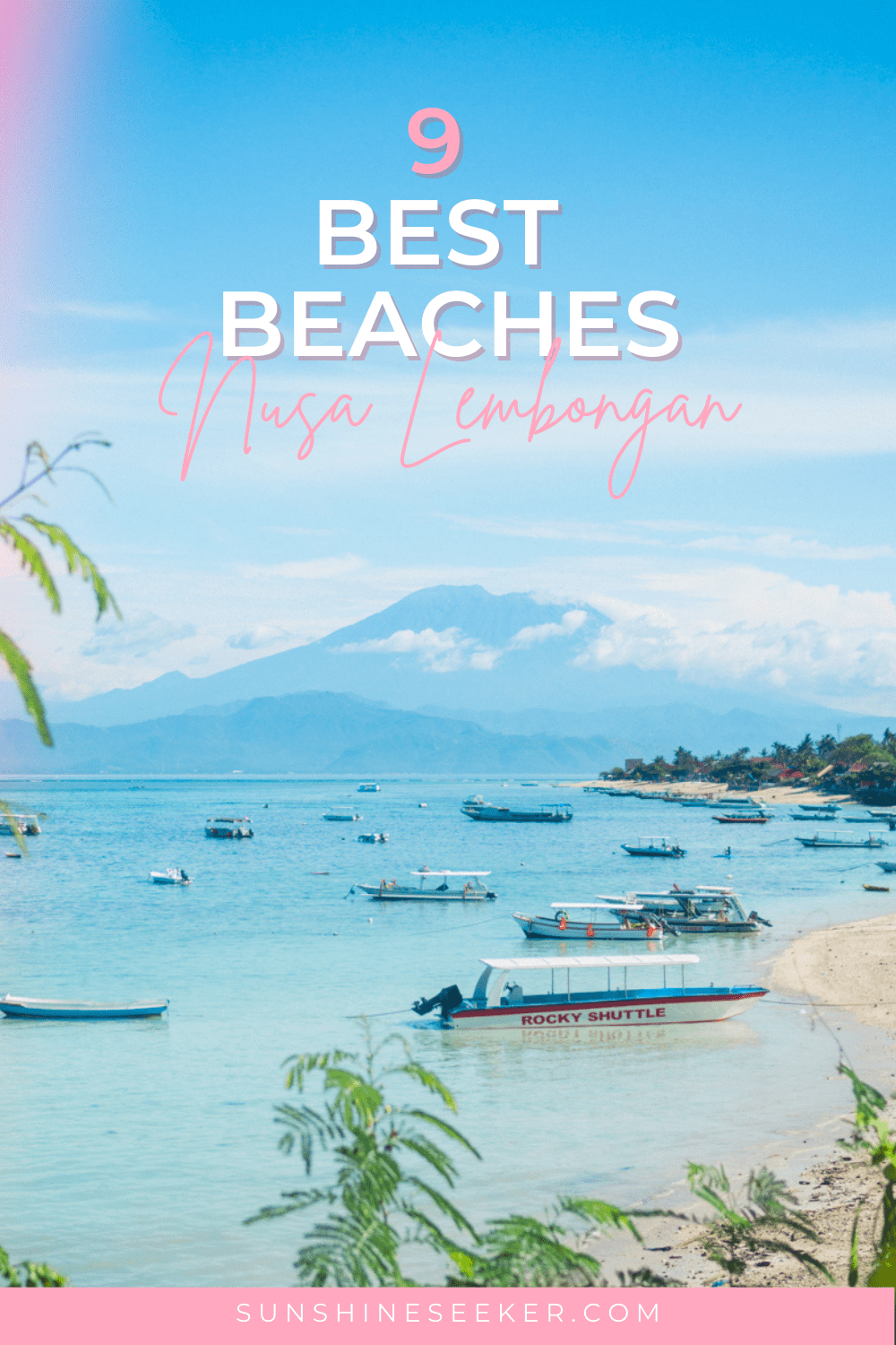 A Nusa Lembongan beach guide - Don't miss out on these stunning beaches just 30 minutes off the coast of Bali. Discover the 9 best beach son the island + where to stay close to the beach on Nusa Lembongan, one of my favorite islands in Indonesia.