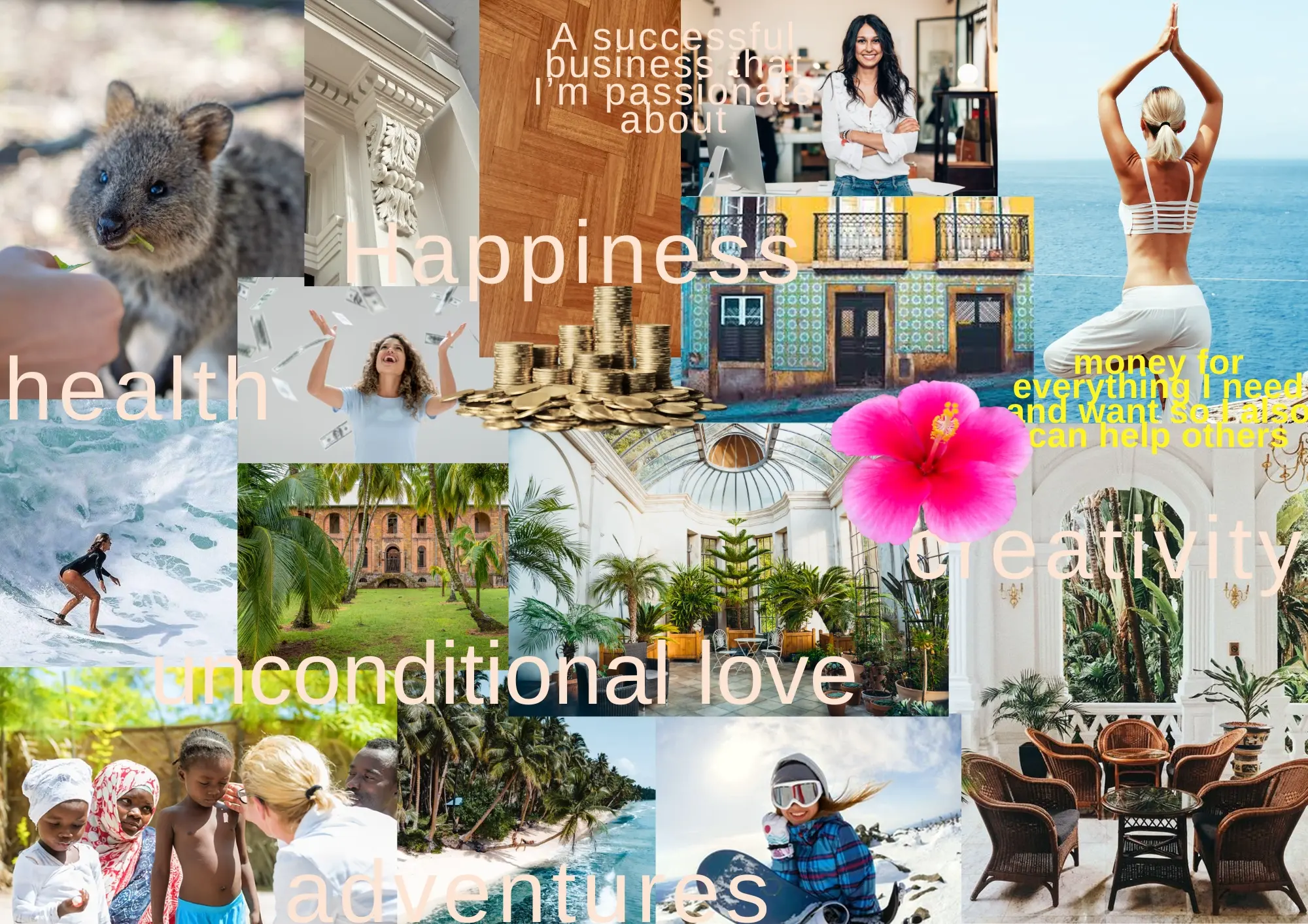 How to manifest your dream job - My vision board example