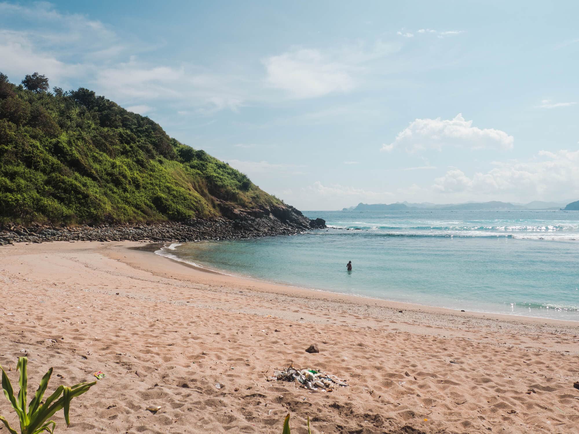 Pantai Mawi, one of the best surfing beaches in Kuta Lombok