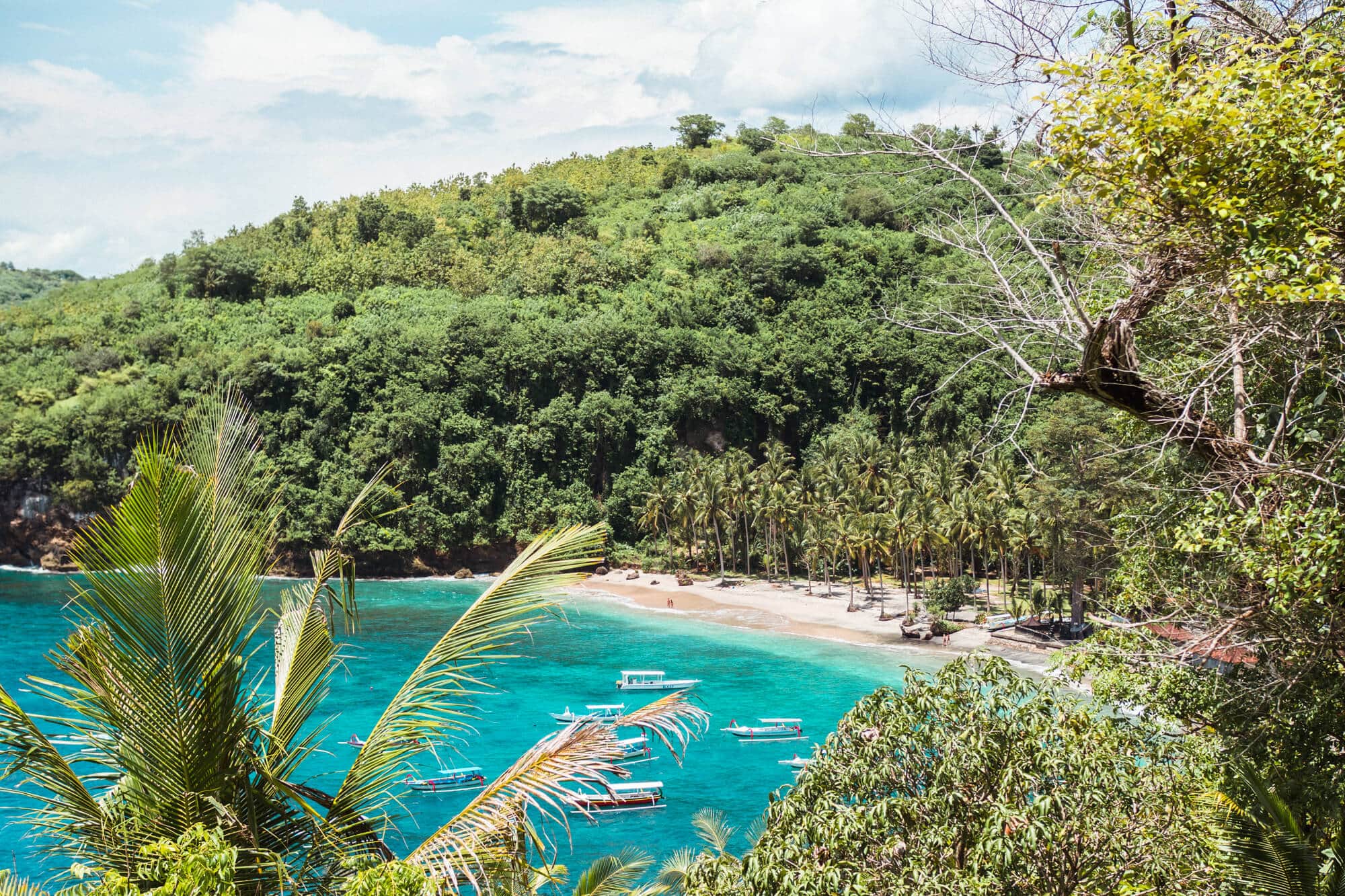 Crystal Bay - The second stop on our snorkeling tour to Nusa Penida from Bali