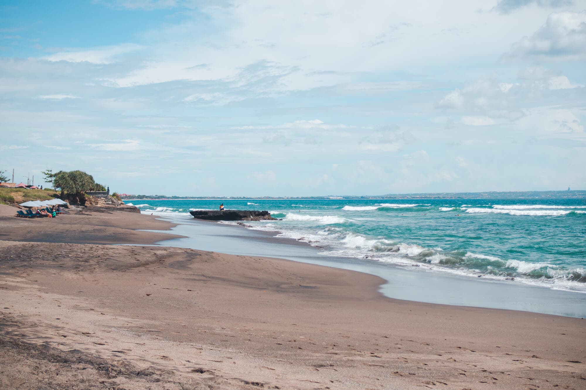 Batu Bolong Beach, close to many of the best coworking spaces in Canggu