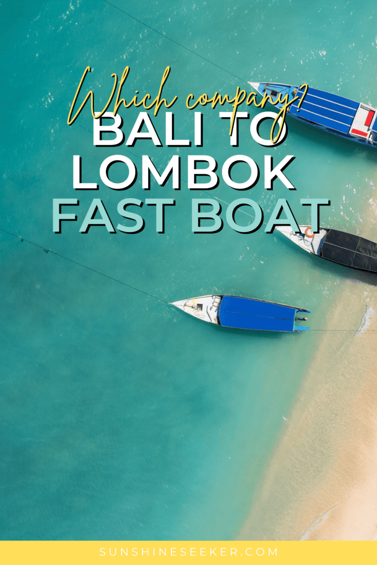 Bali to Lombok fast boat: Everything you need to know (2024)