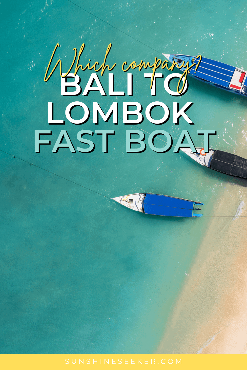 Fast boat from Bali to Lombok. Everything you need to know, from the best company to choose to tips for the boat ride. Click through for the easiest way to get from Bali to Lombok