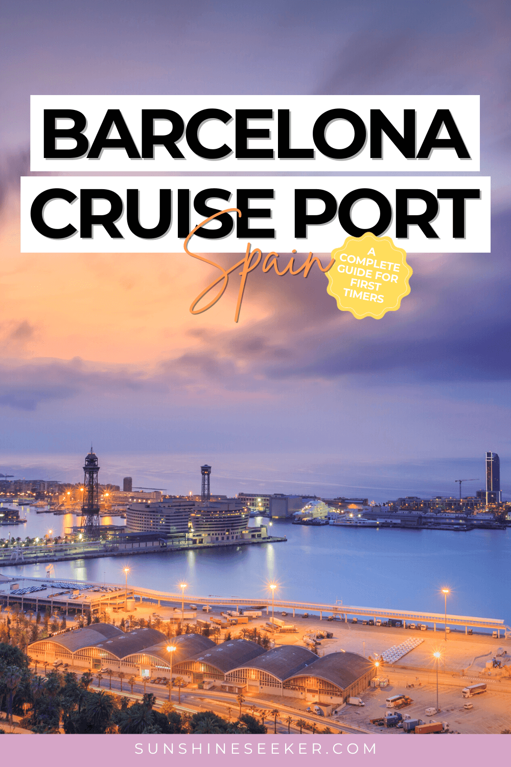 Your complete guide to Barcelona cruise port. The best shore excursions and how to get around Barcelona from the cruise port. Everything you need to know before you dock at Barcelona cruise port.
