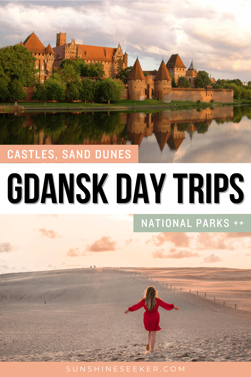 Discover all the best day trips from Gdansk, Poland. From medieval towns and historic castles to shifting sand dunes and miles of white sand beaches. This is why you need to visit northern Poland!