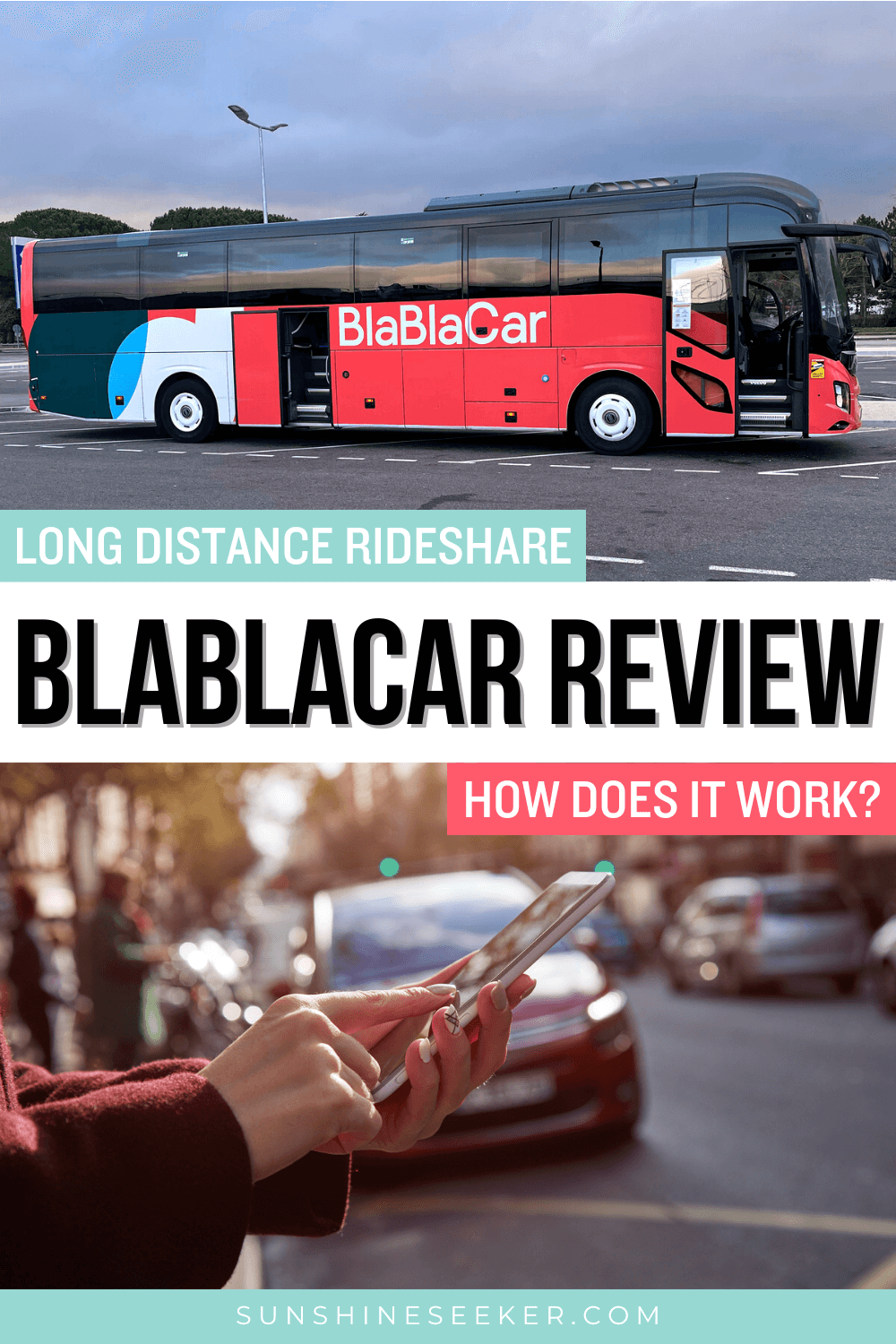 BlaBlaCar rideshare carpool review. How does BlaBlaCar work? A great Uber alternative. BlaBlaCar in India, Spain, France, Netherlands.