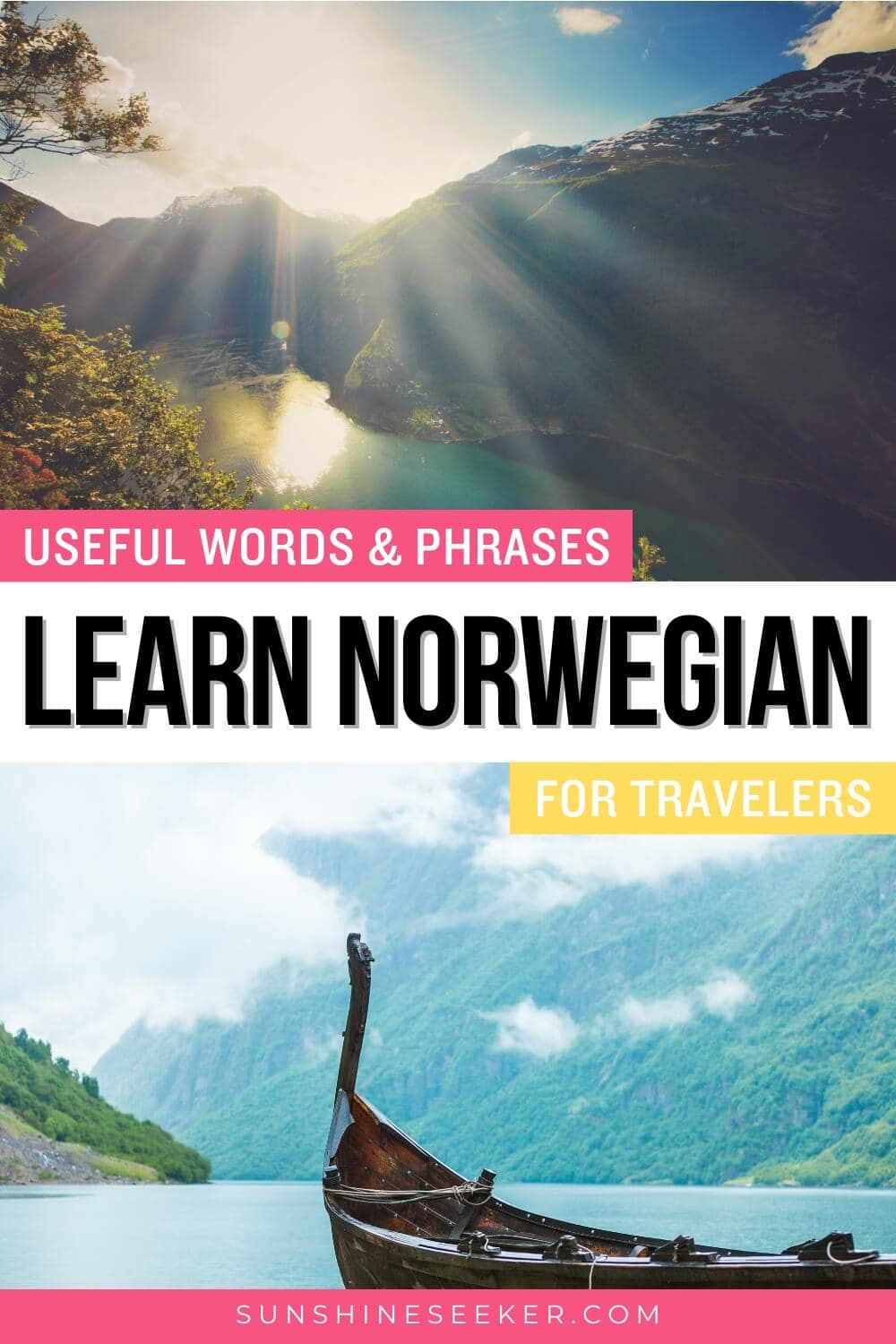 Learn Norwegian, easy words and phrases.