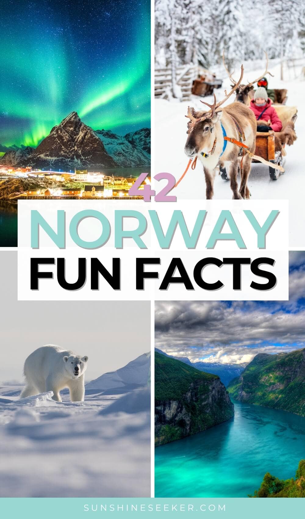 Norway fun facts - From polar bears and salmon sushi to volcanos and the Vikings. Discover fascinating facts about Norway for your next quiz.