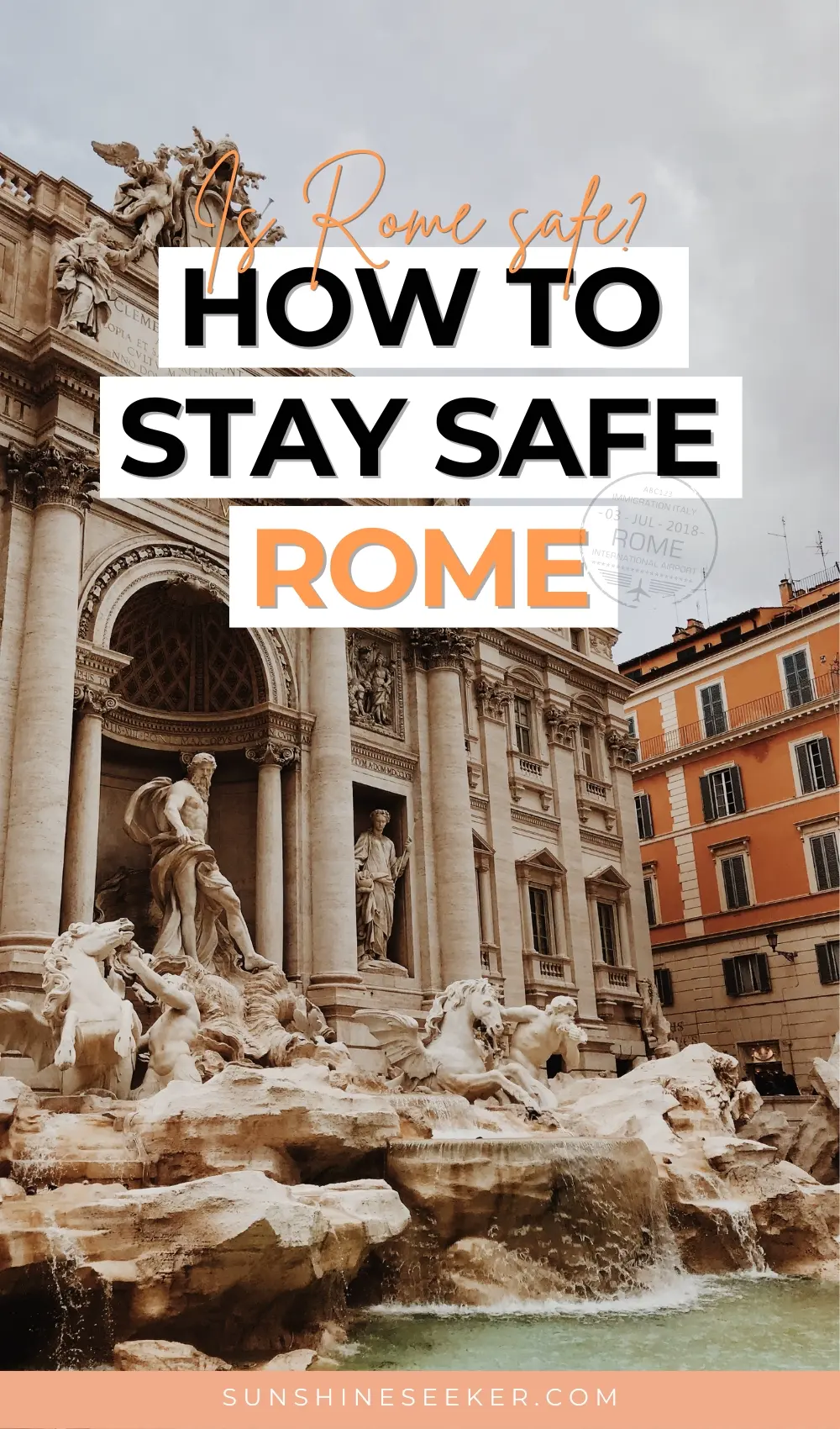 Click through for a guide on how to stay safe in Rome, Italy. Is Rome safe? Yes, but you need to be aware of this!