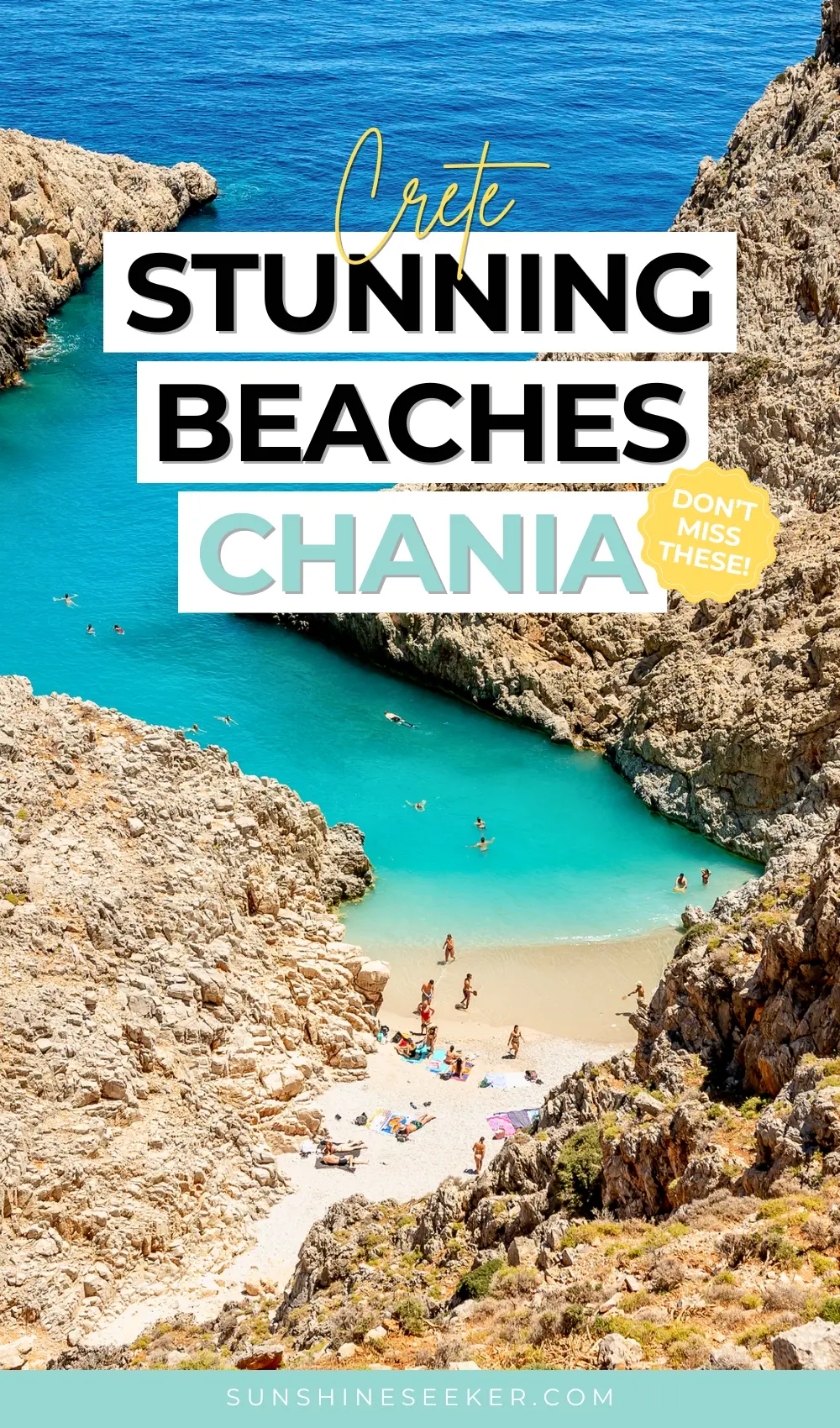 Click through for a complete list of all the best beaches in Chania Crete.